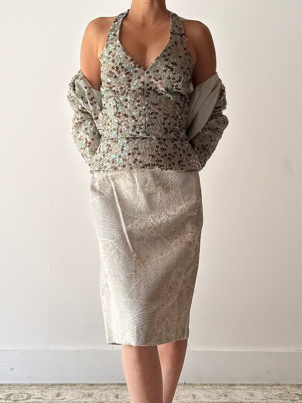 Vintage Seafoam Green 3 Piece Set - FR46