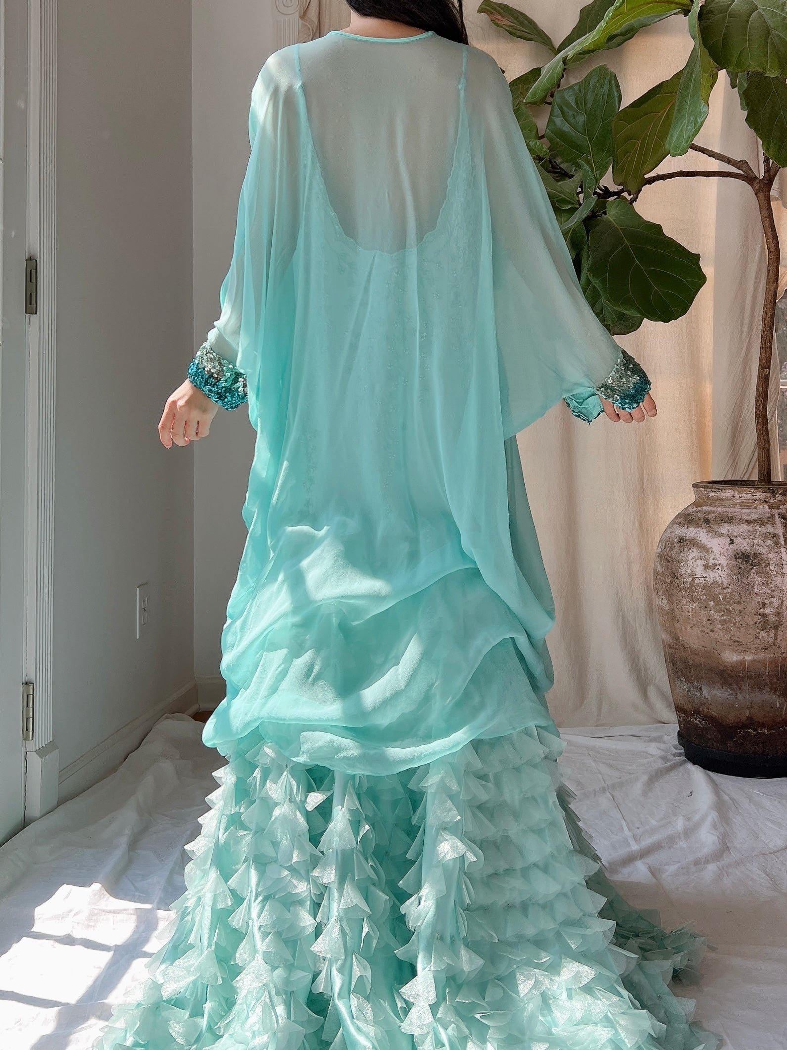 fleurette silk chiffon kaftan dress Luxurious Silk Dvf Fleurette Silk Dress Dvf Kaftan Dress Silk Chiffon Fleurette Dress Printed Black Pink