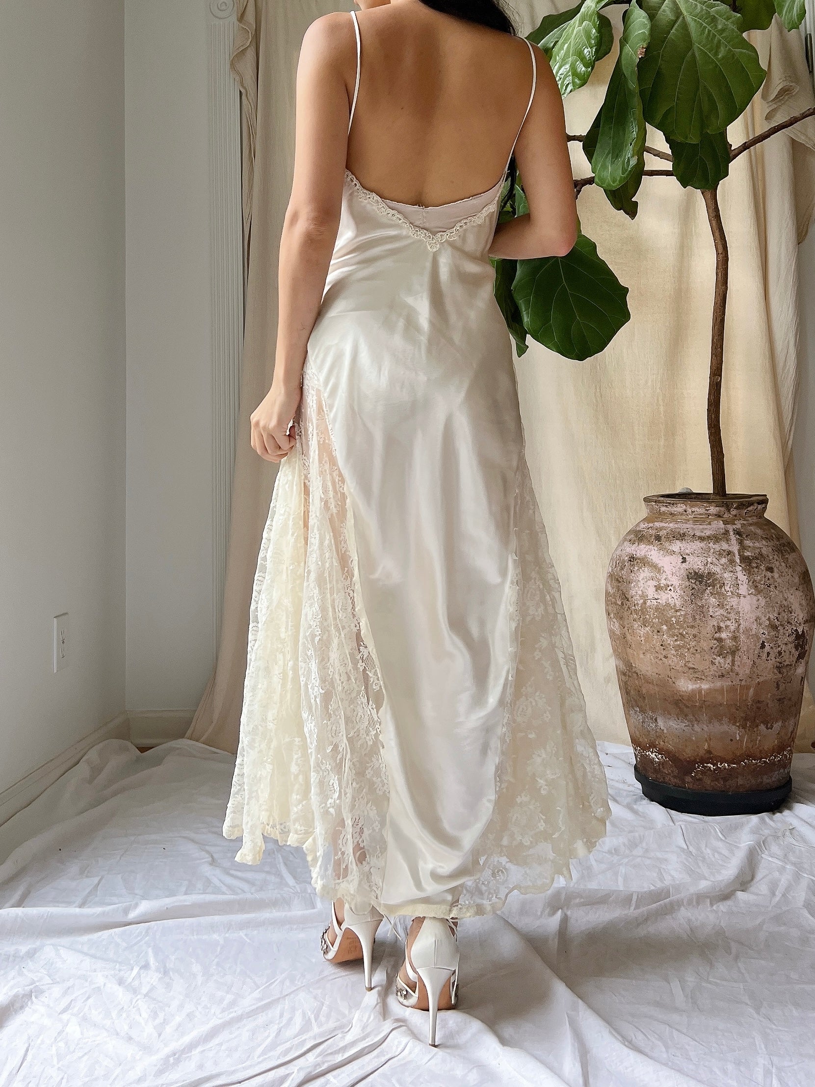 Vintage Satin Slip Dress - M | G O S S A M E R Vintage Satin Slip Dress - M | G O S S A M E R