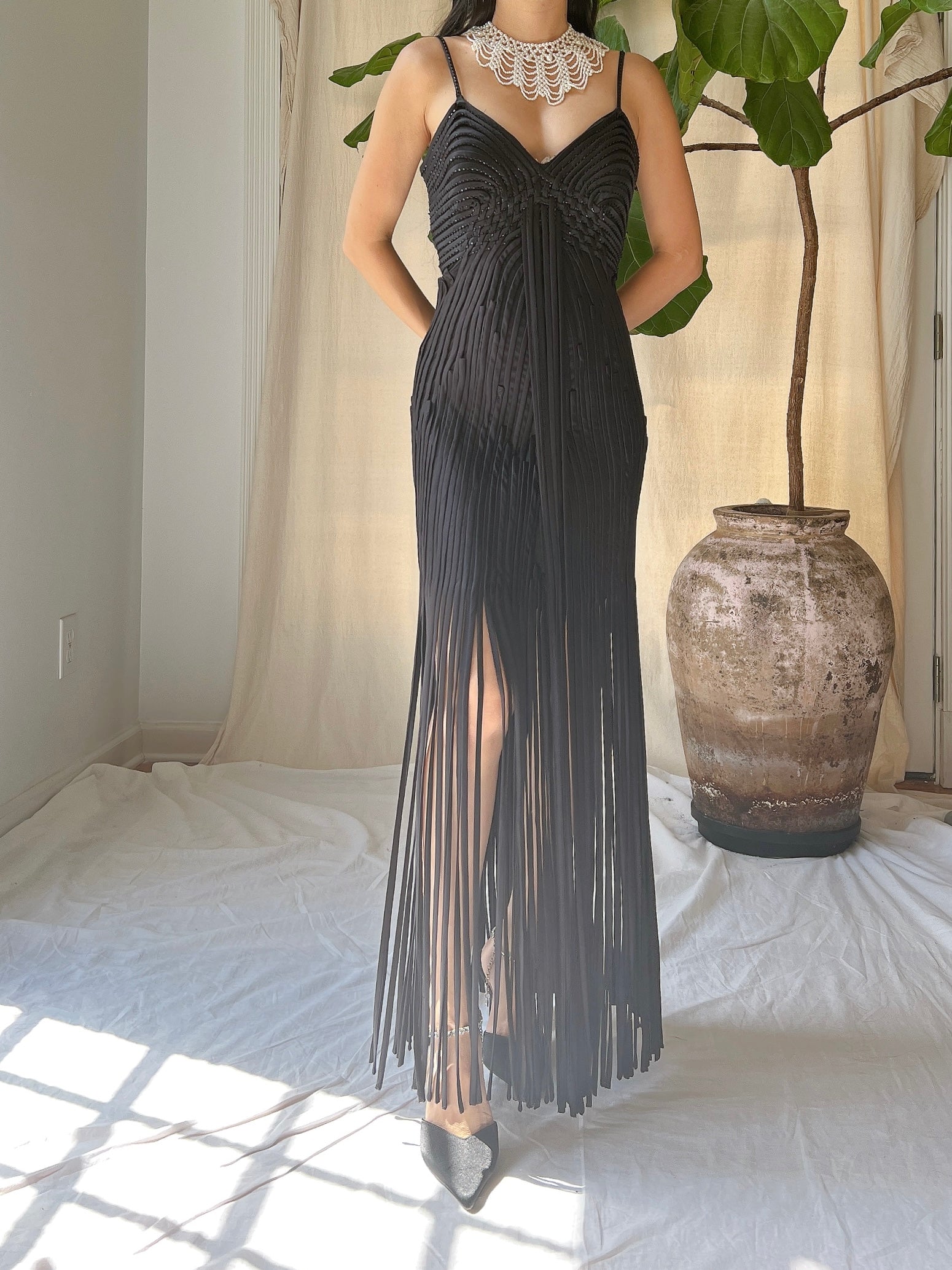 alberto makali silk dress Alberto Makali Silk Long Dress - Brown Dresses, Clothing - WAI26009