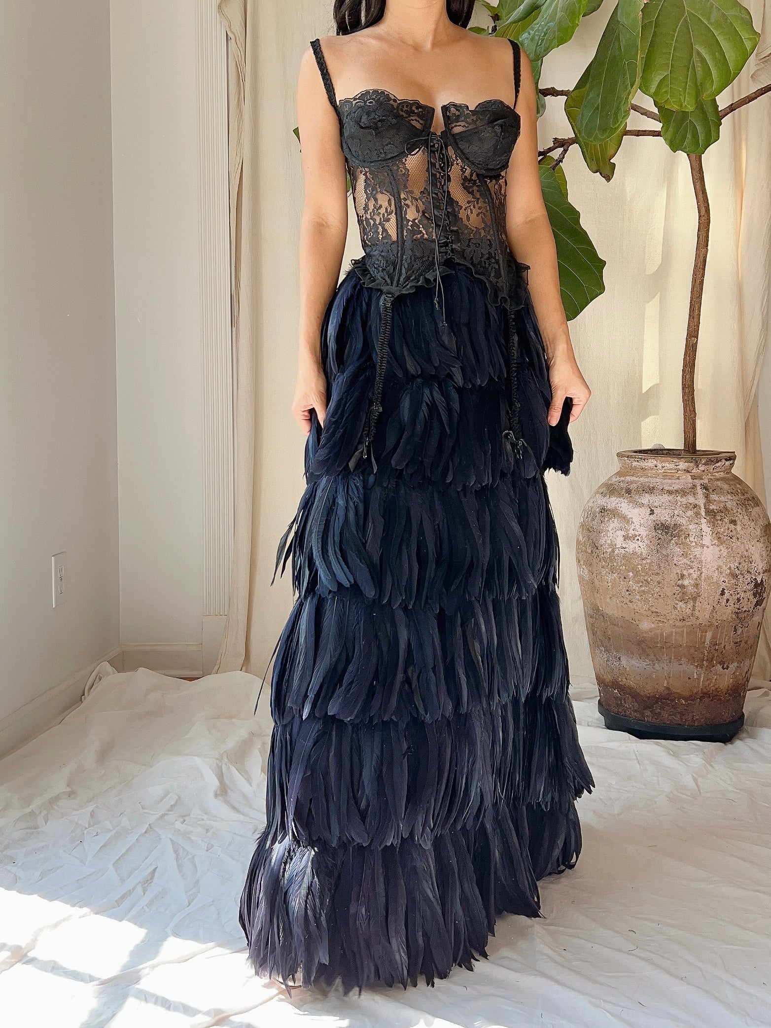 Vintage Victoria Secret Black Bustier - 34C | G O S S A M E R Vintage Victoria Secret Black Bustier - 34C | G O S S A M E R