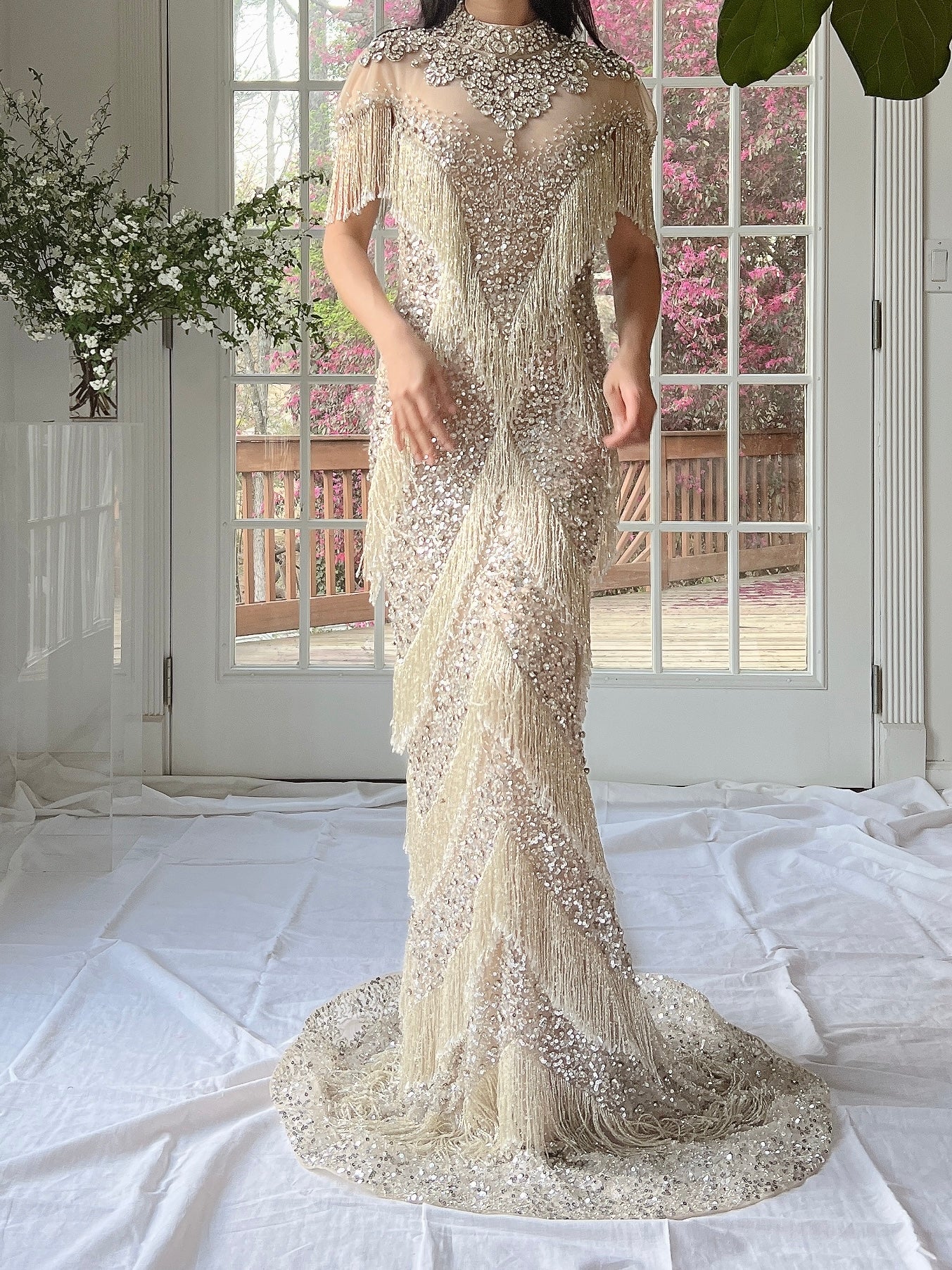 Couture Beaded Tulle Gown - XS/0/2