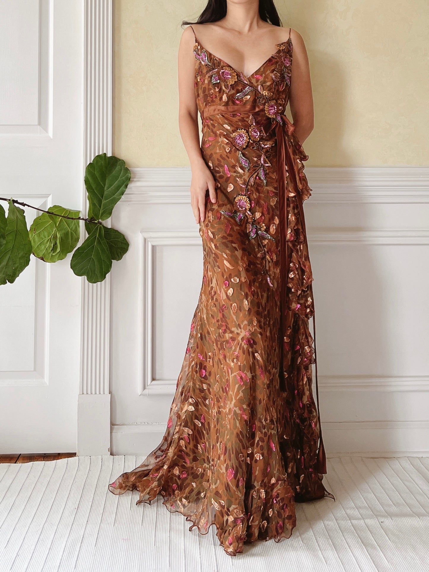 1990s Zuhair Murad Beaded Dress - S | G O S S A M E R 1990s Zuhair Murad Beaded Dress - S | G O S S A M E R