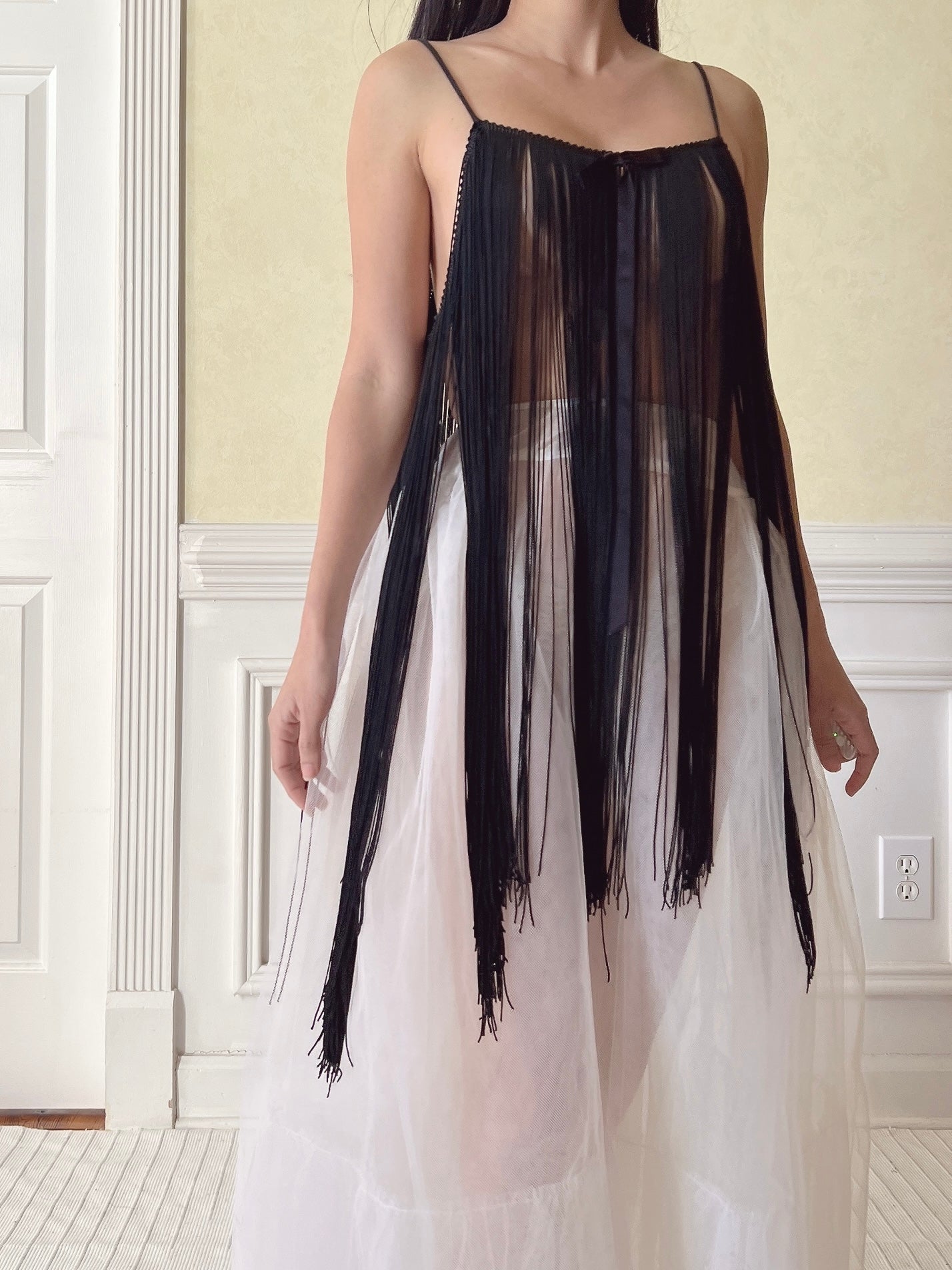 Vintage Tassel Fringe Top - OSFM