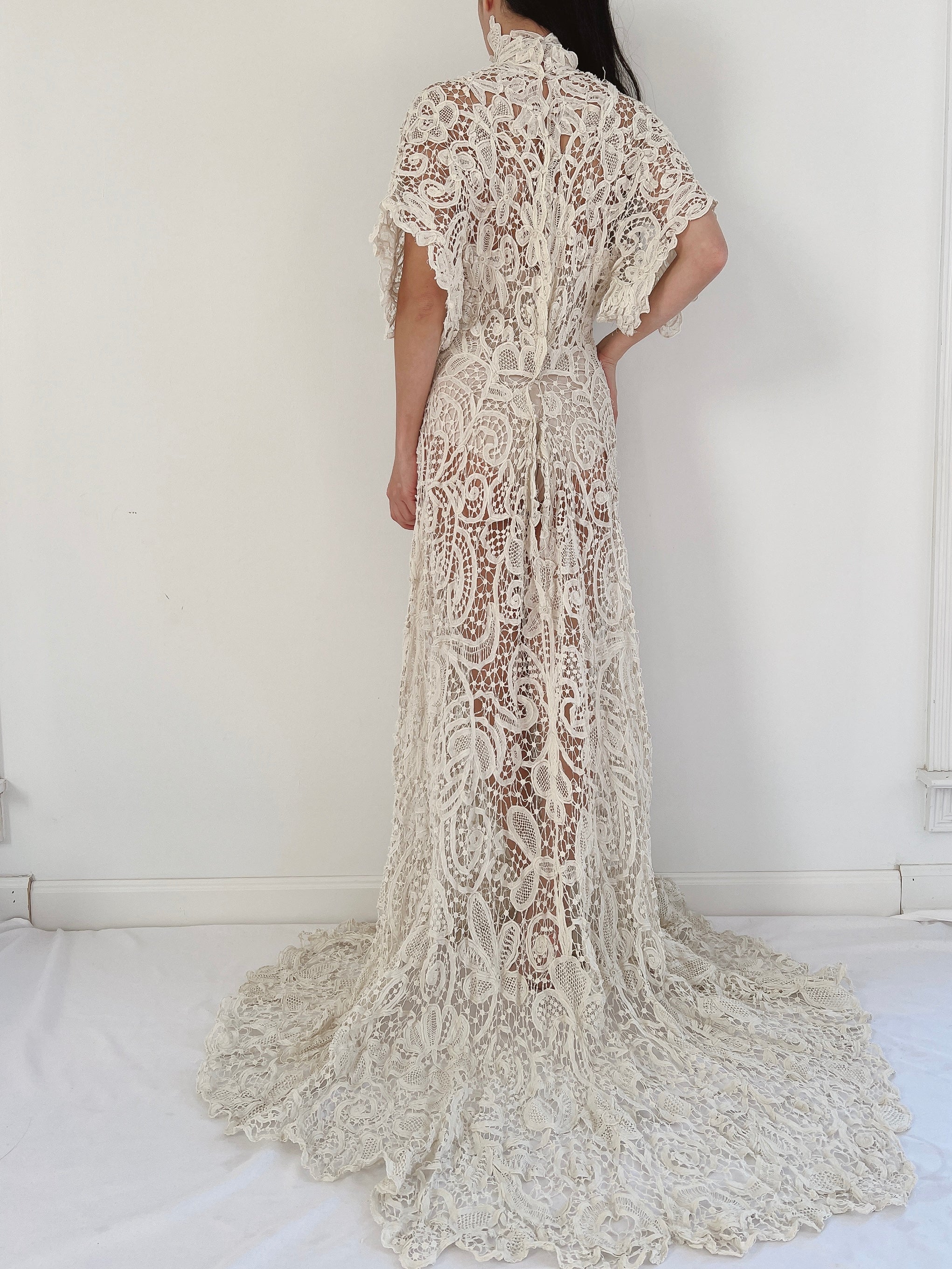 battenburg lace wedding dress Alis