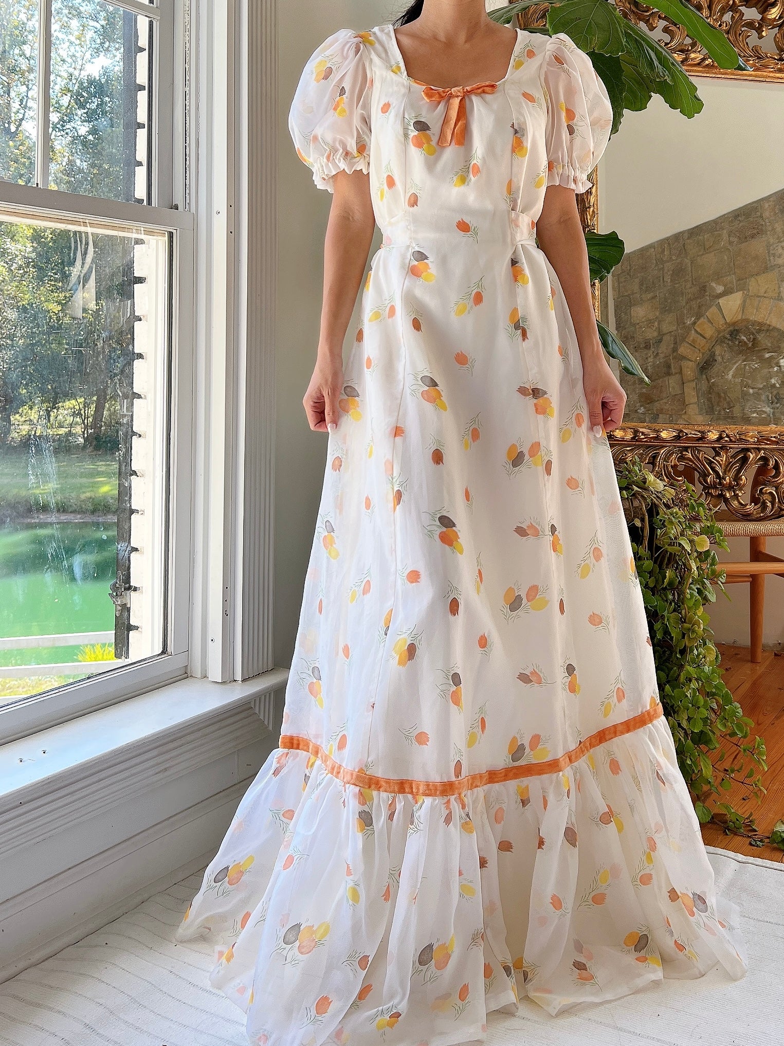 Vintage Puff Sleeve Dress Vintage Puff Sleeve Dress