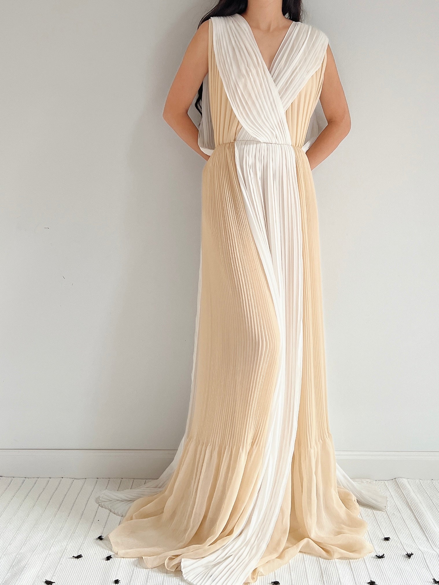 Vintage Chloe Colorblock Gown - M/L Vintage Chloe Colorblock Gown - M/L