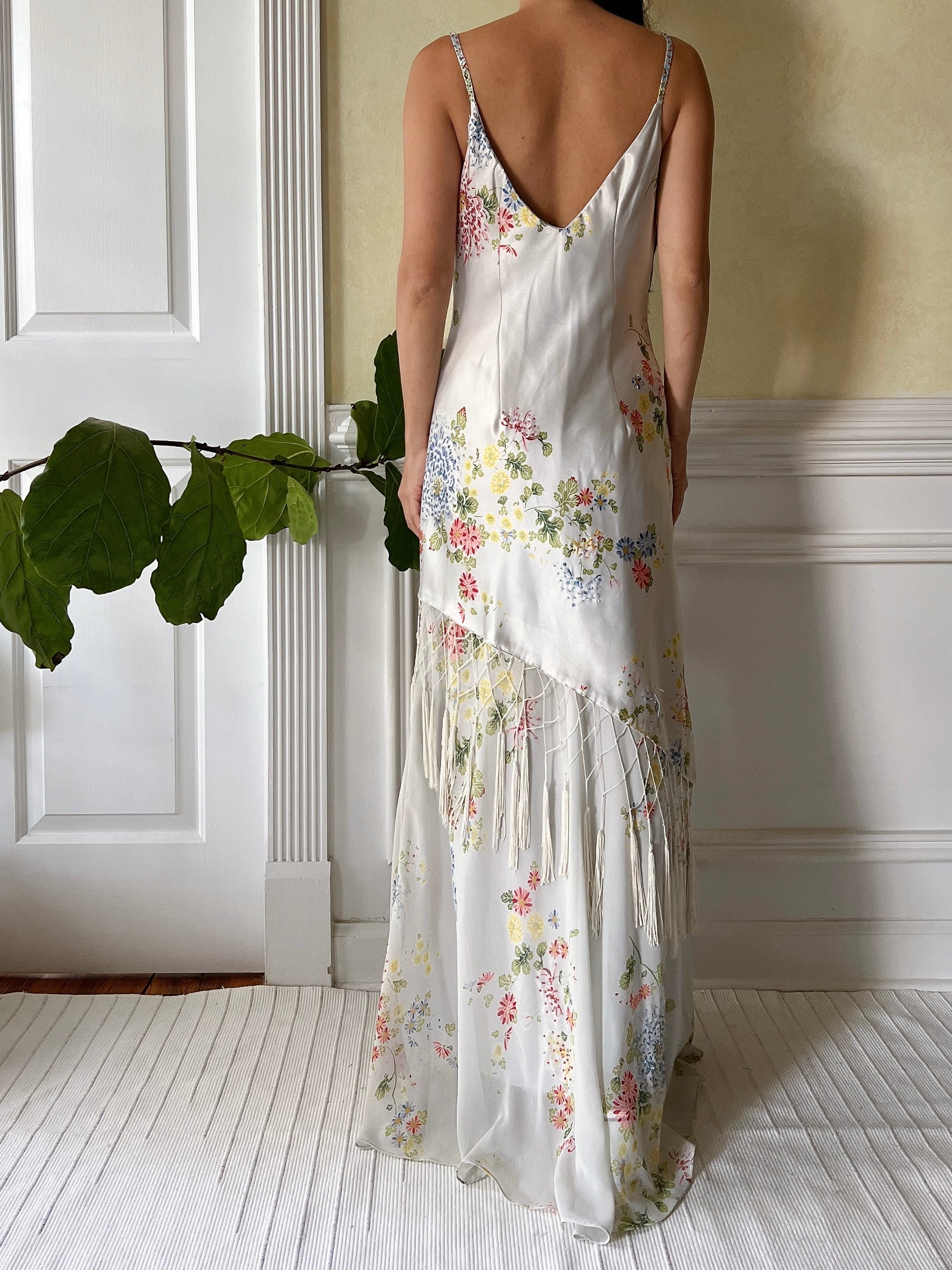 y2k beaded dress y2k long dress Y2K Lime Green Beaded Gown