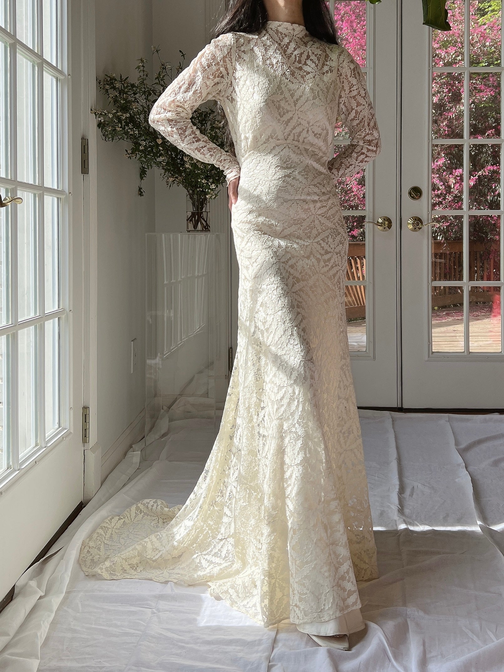 Bias Cut 1930s Inspired Wedding Dresses Bias Cut Wedding Dresses