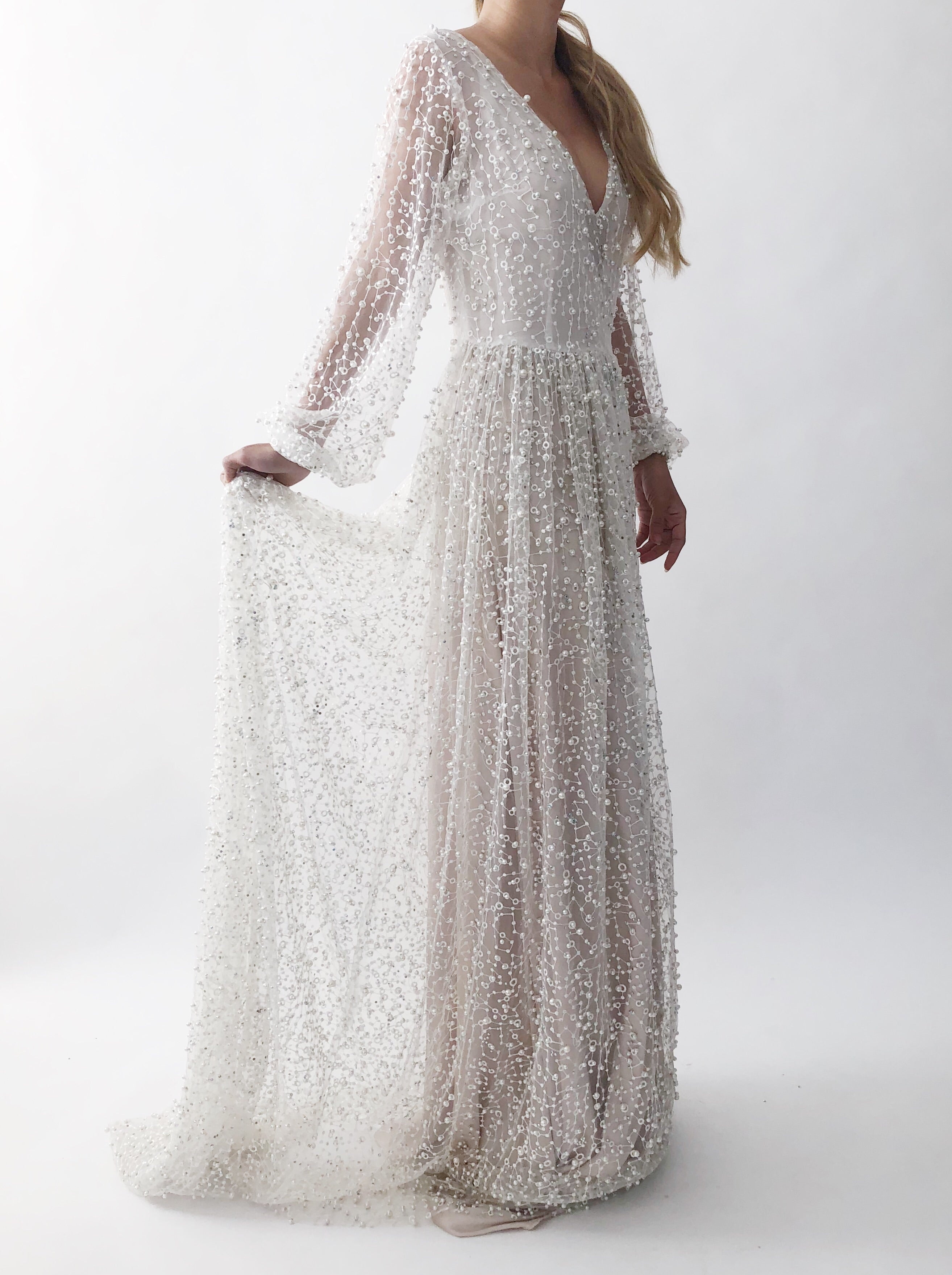 GOSSAMER Ivory Pearl Dress