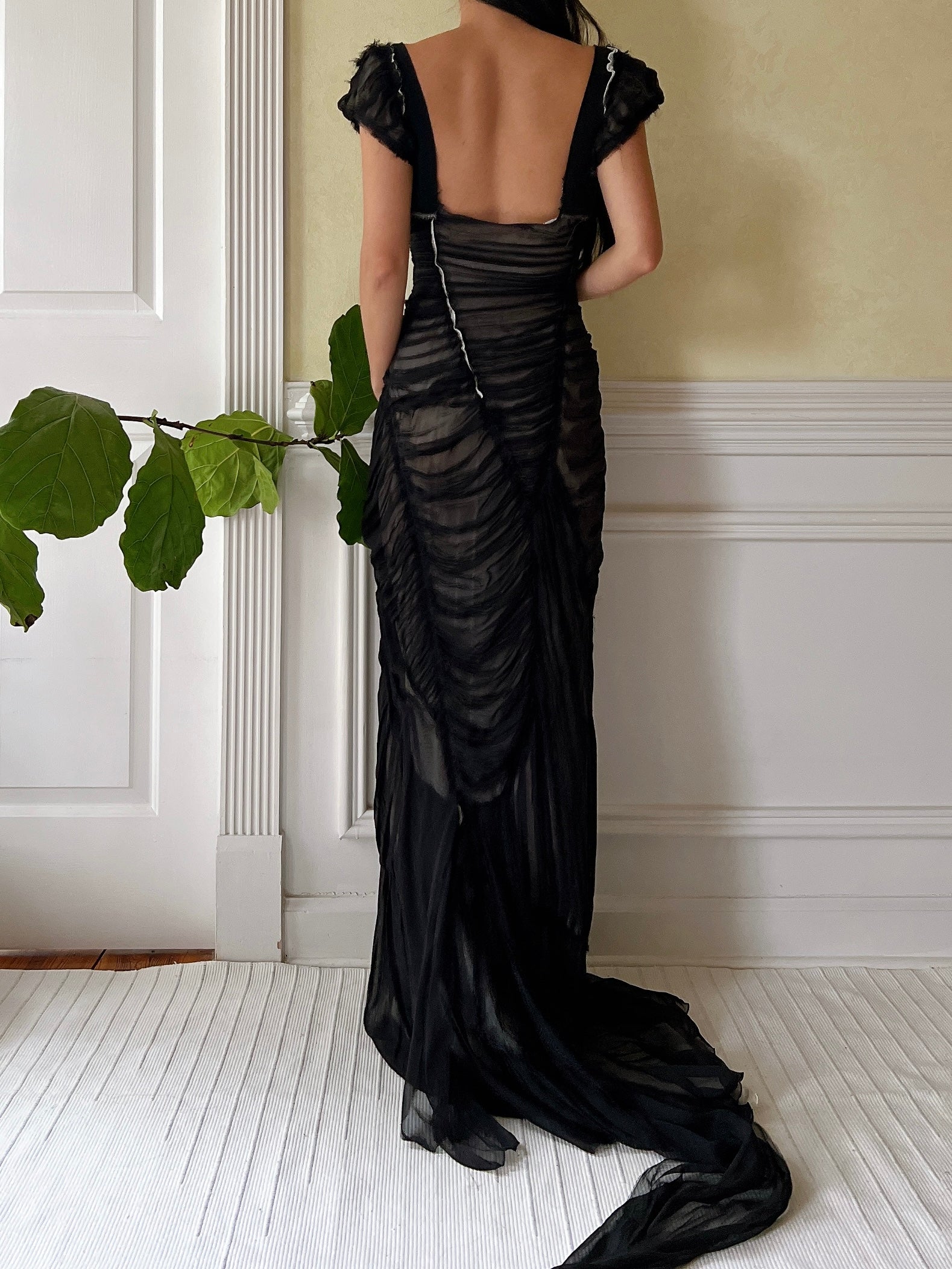 Vintage Silk Alberta Ferretti Gown - S/M US 6