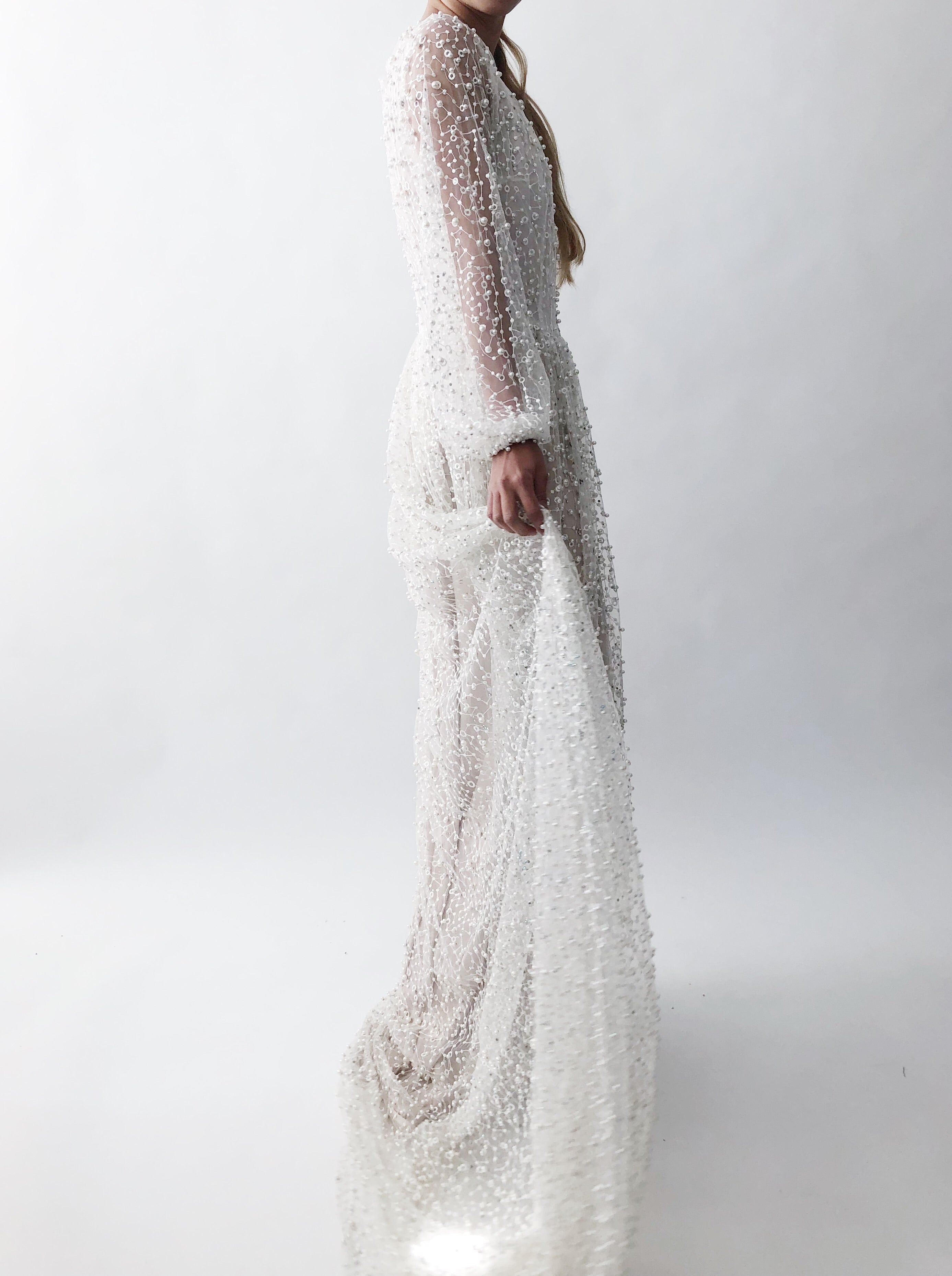 GOSSAMER Ivory Pearl Dress