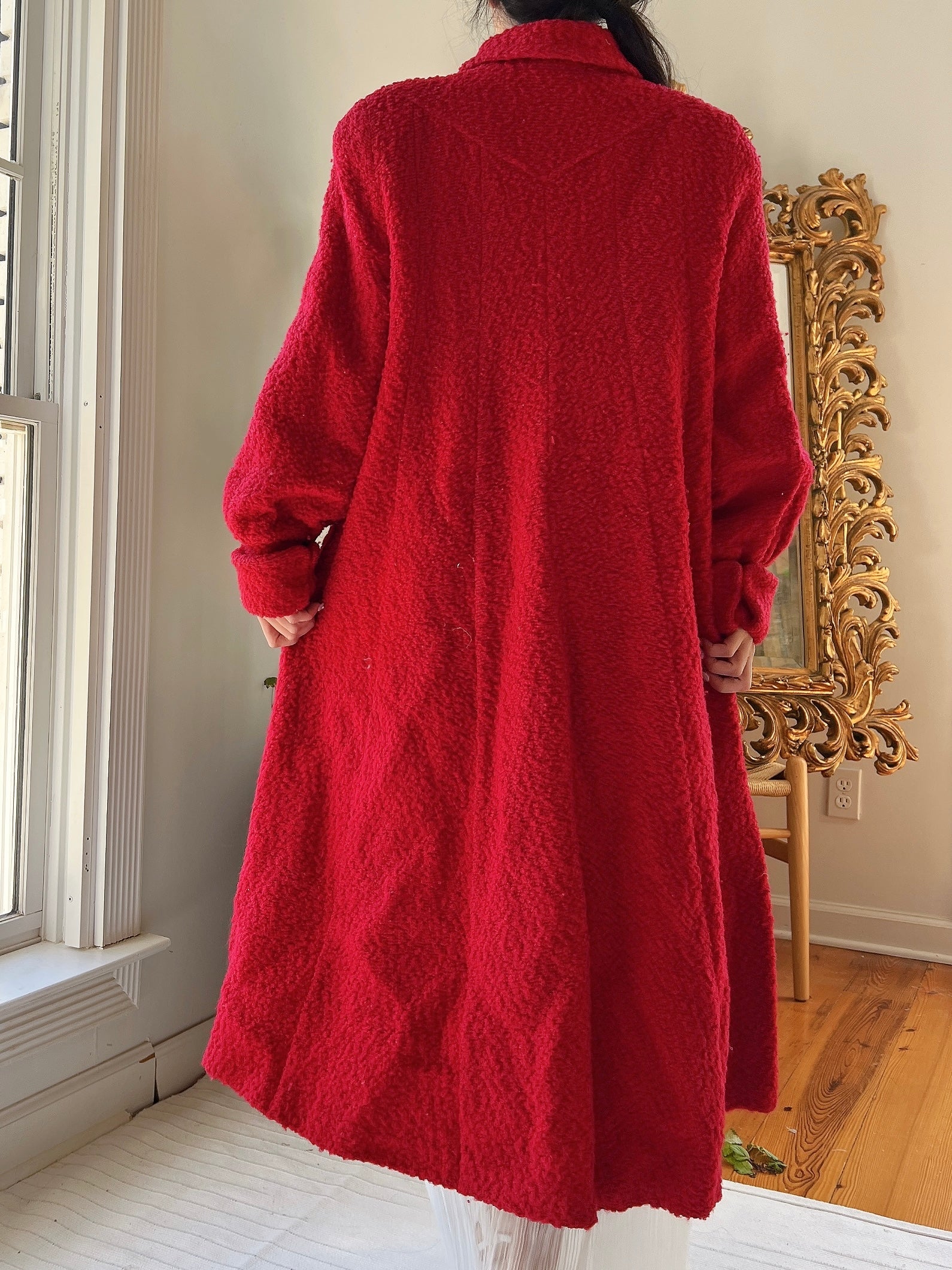 Bouclé Wool Coat