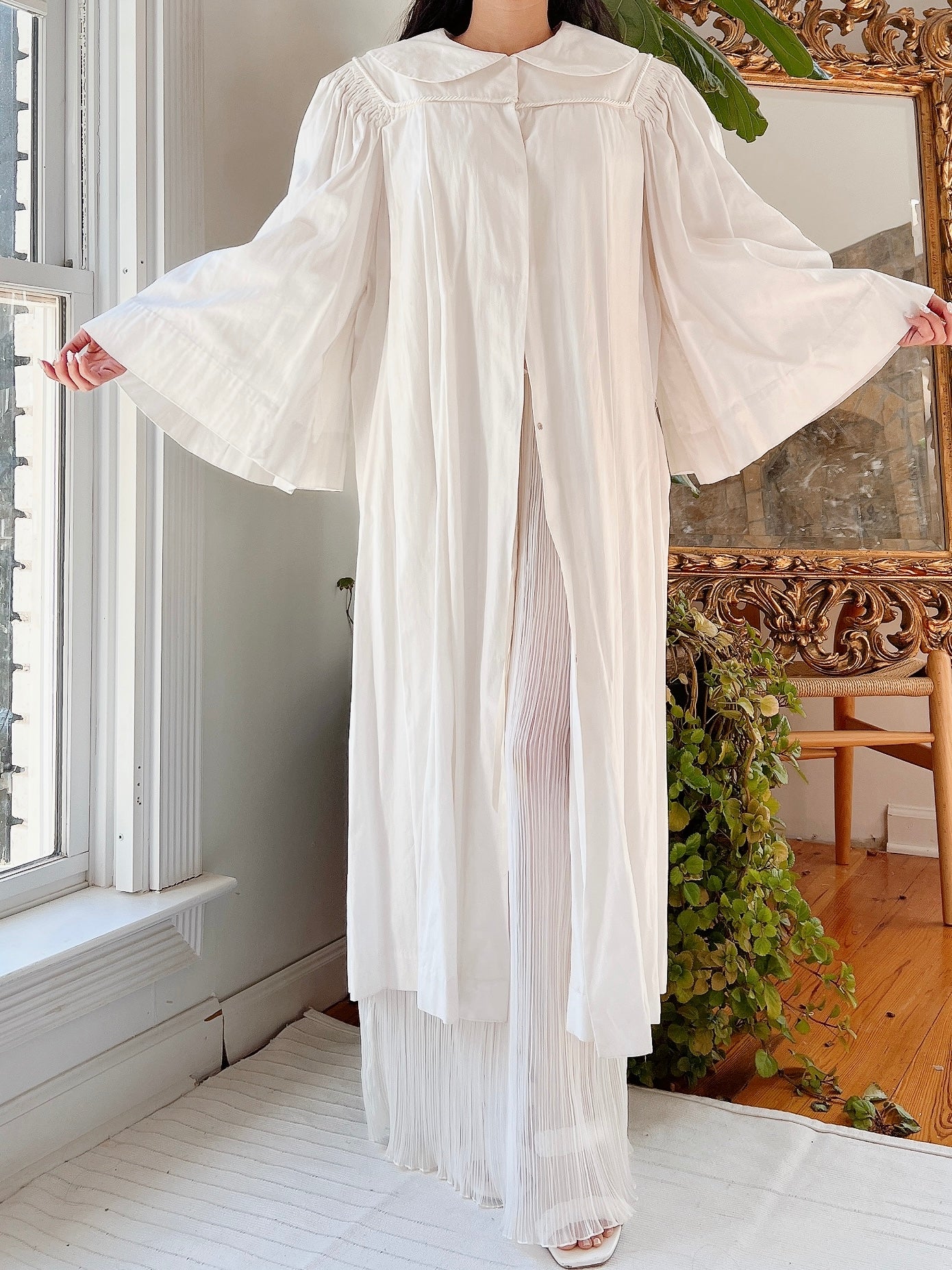 Antique Linen Graduation Robe - OSFM | G O S S A M E R Antique Linen Graduation Robe - OSFM | G O S S A M E R