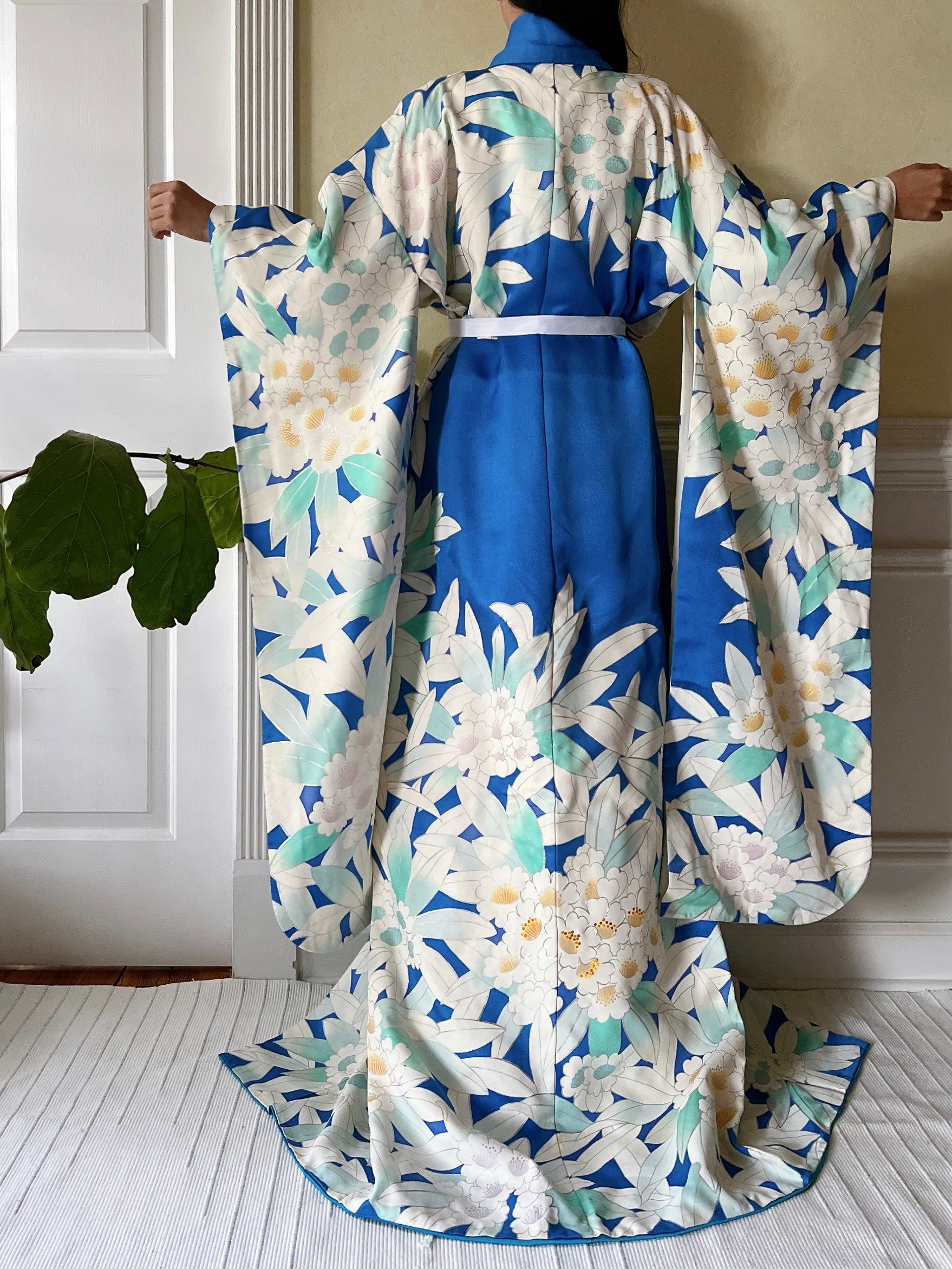 Vintage Silk Paulownia Kimono - OSFM