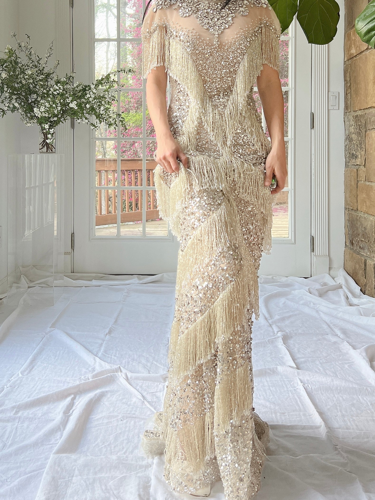 Couture Beaded Tulle Gown - XS/0/2