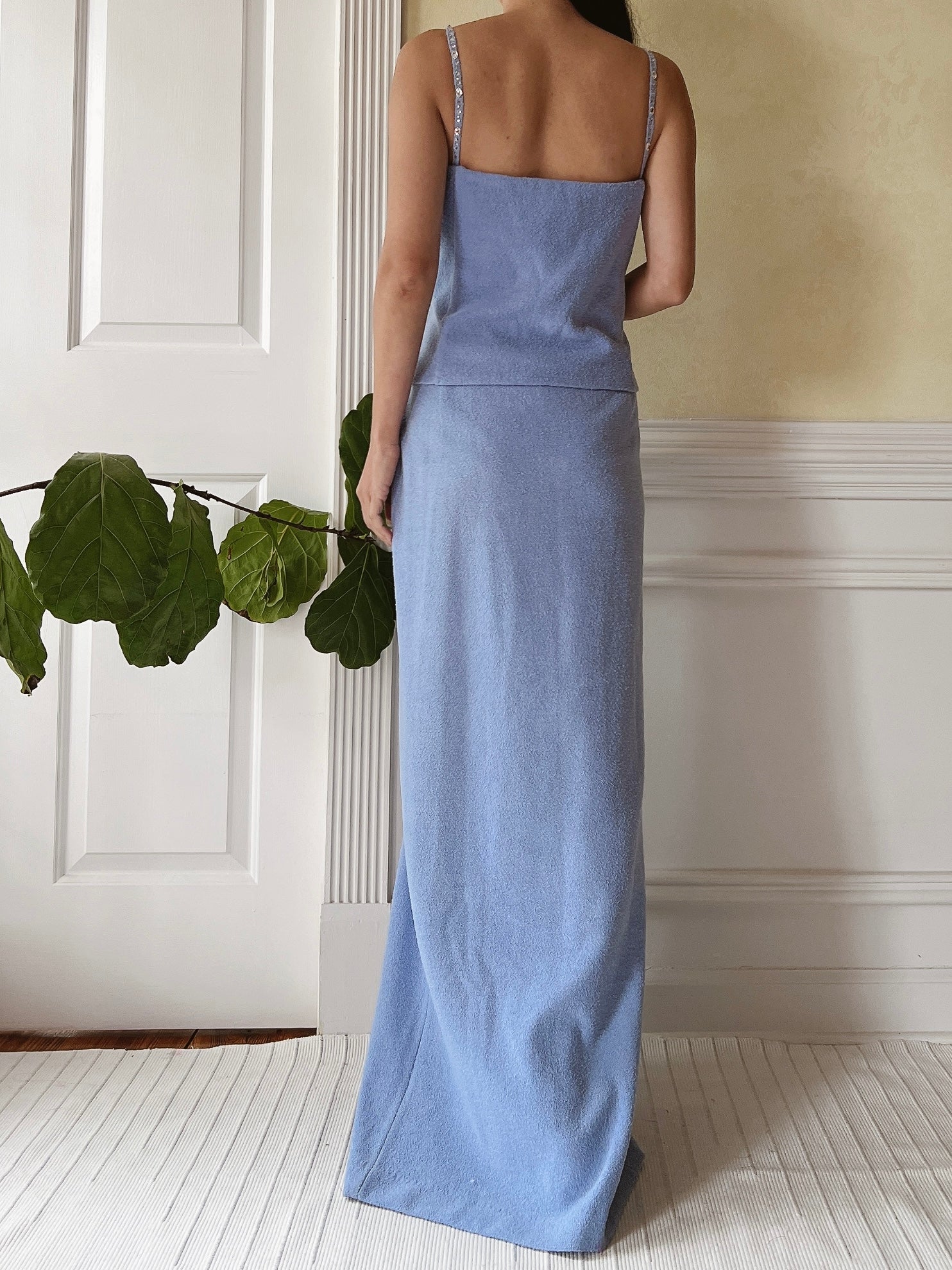 Vintage St. John Periwinkle Knit Dress - M | G O S S A M E R Vintage St. John Periwinkle Knit Dress - M | G O S S A M E R
