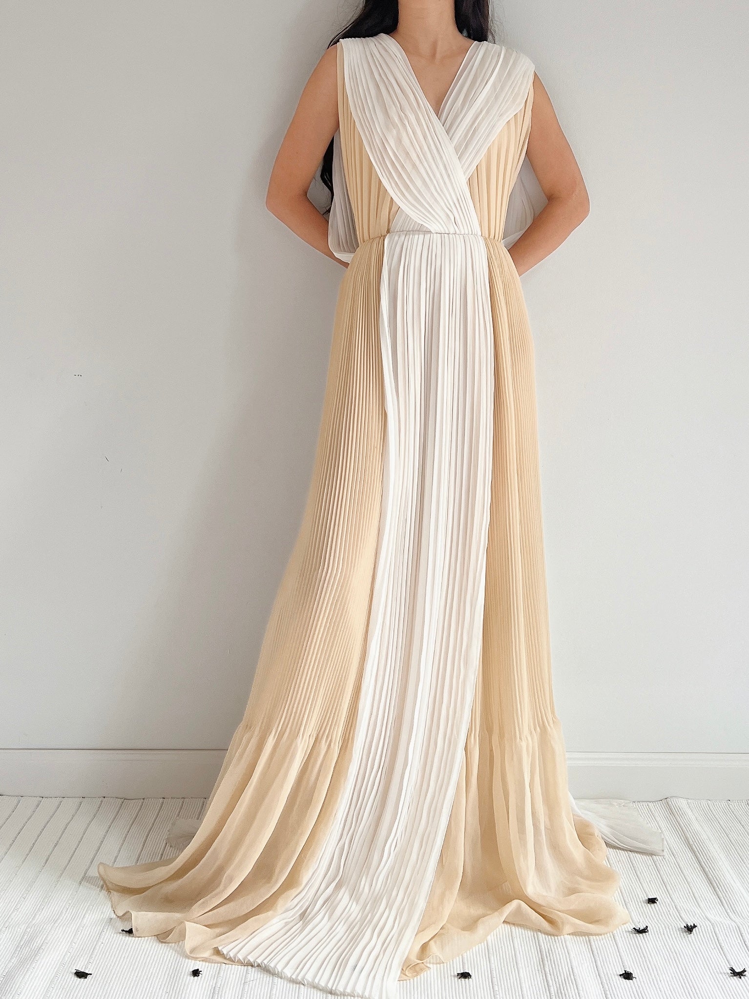 Vintage Chloe Colorblock Gown - M/L