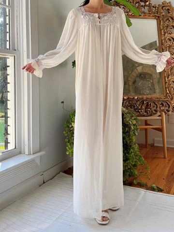 Vintage Chiffon Robe - S-M