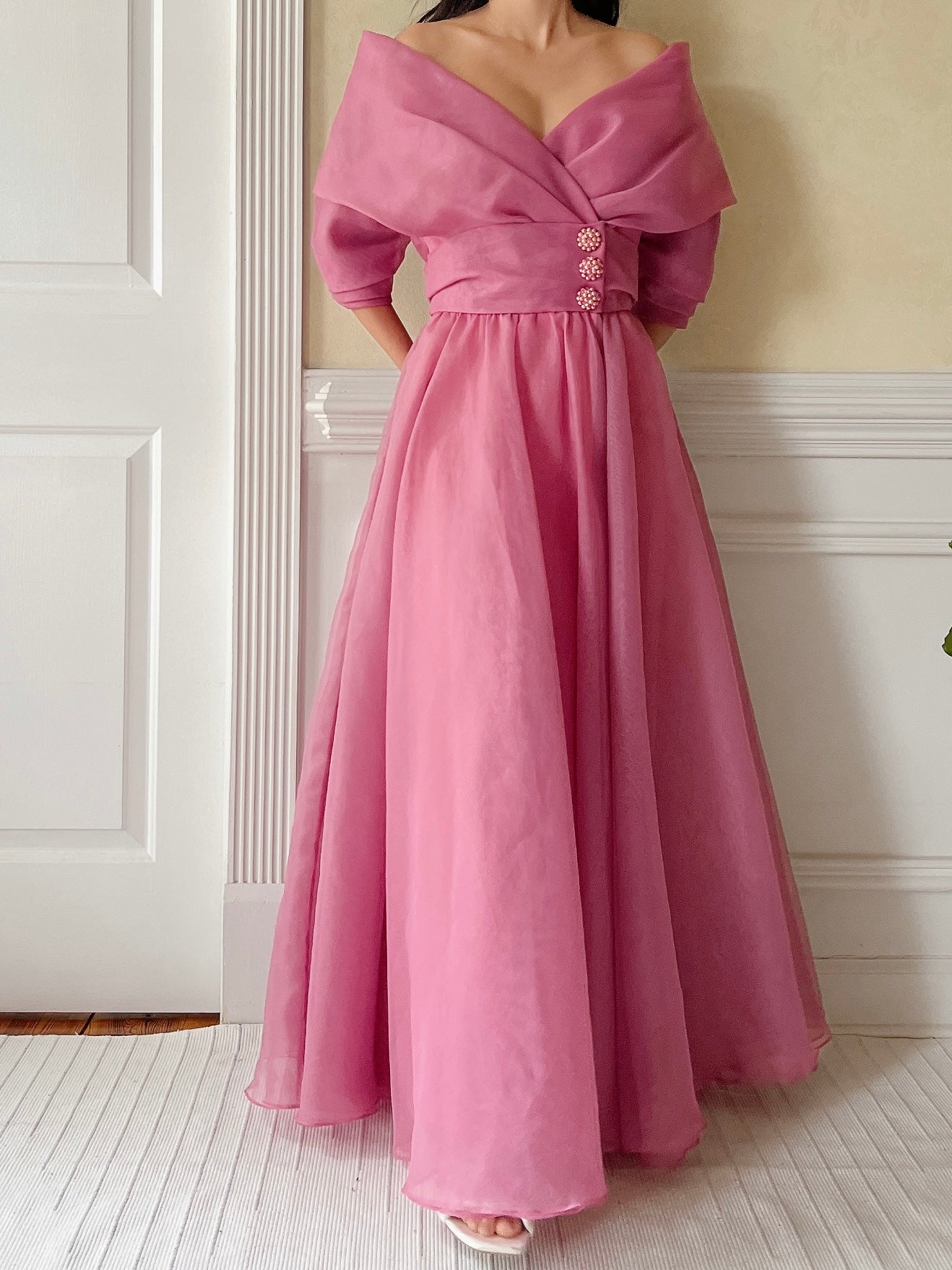 Vintage Organza Dress - S | G O S S A M E R Vintage Organza Dress - S | G O S S A M E R