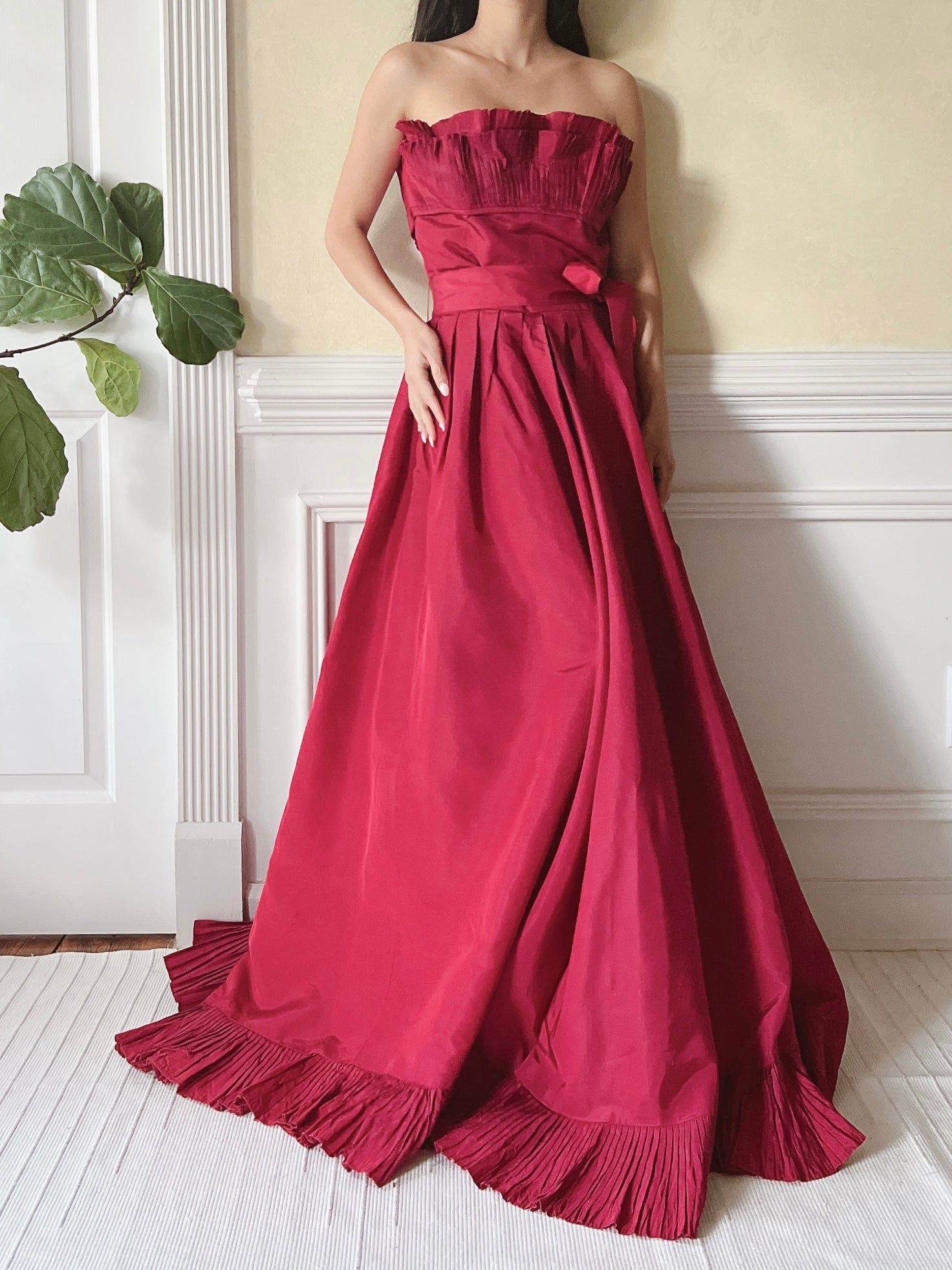 pleated bust dress Jovani 26248 Pleated Bust Long Formal Prom Dress