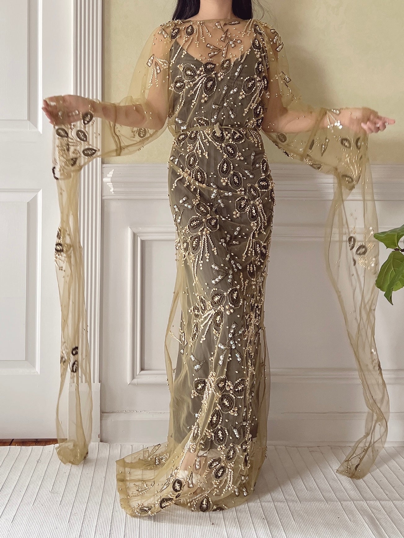 Vintage Handmade Kaftan Dress - OSFM | G O S S A M E R Vintage Handmade Kaftan Dress - OSFM | G O S S A M E R