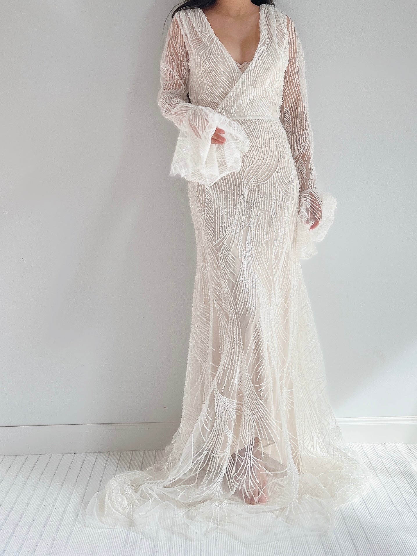 GOSSAMER Heavily Beaded Gown - S/M | G O S S A M E R GOSSAMER Heavily Beaded Gown - S/M | G O S S A M E R