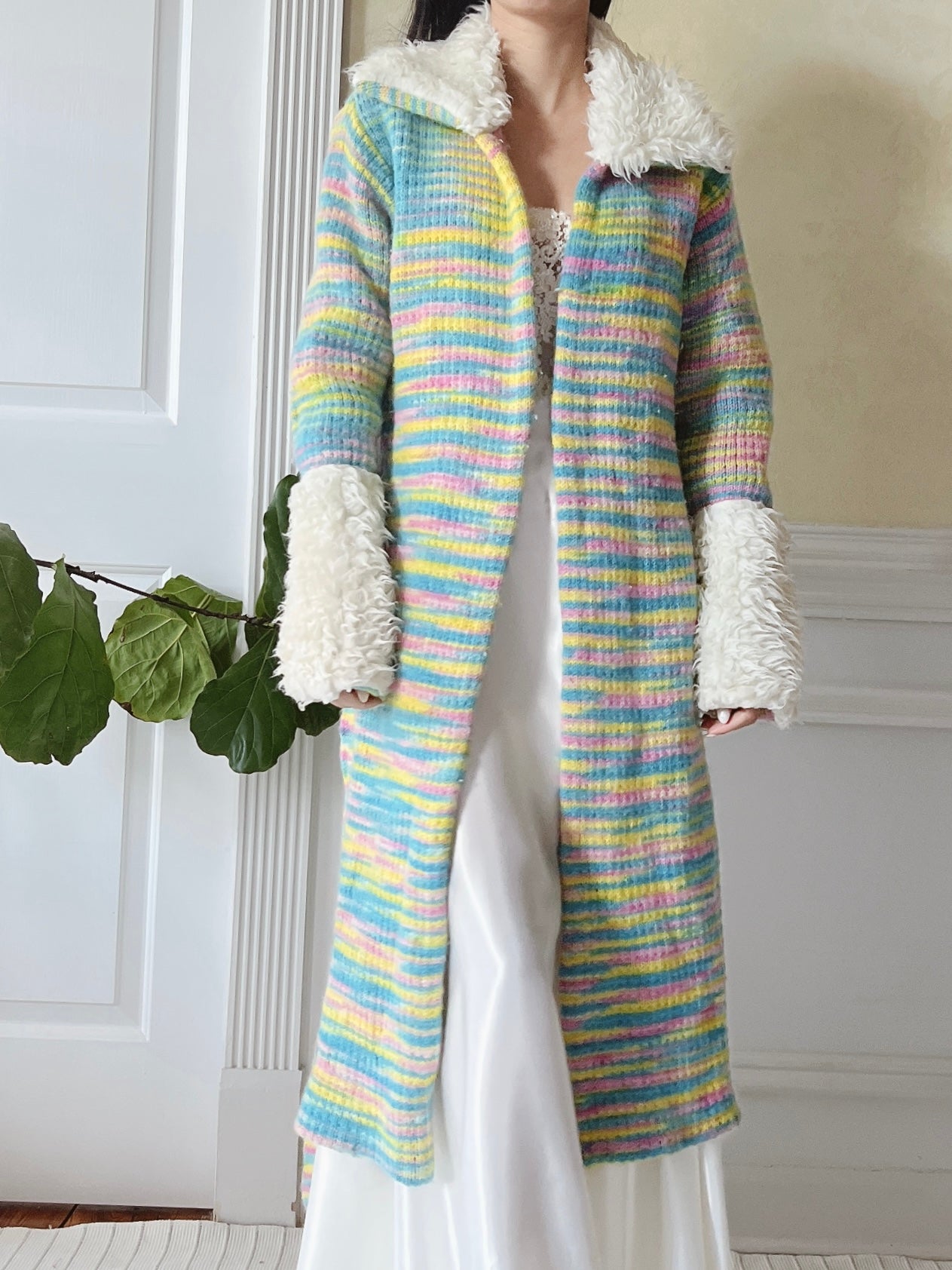Vintage Knitted Duster - S/M